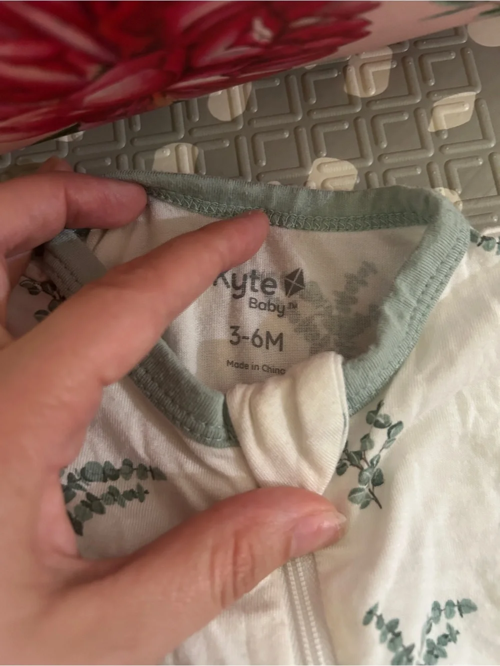 Kyte Baby Zippered Footed Romper - Eucalyptus